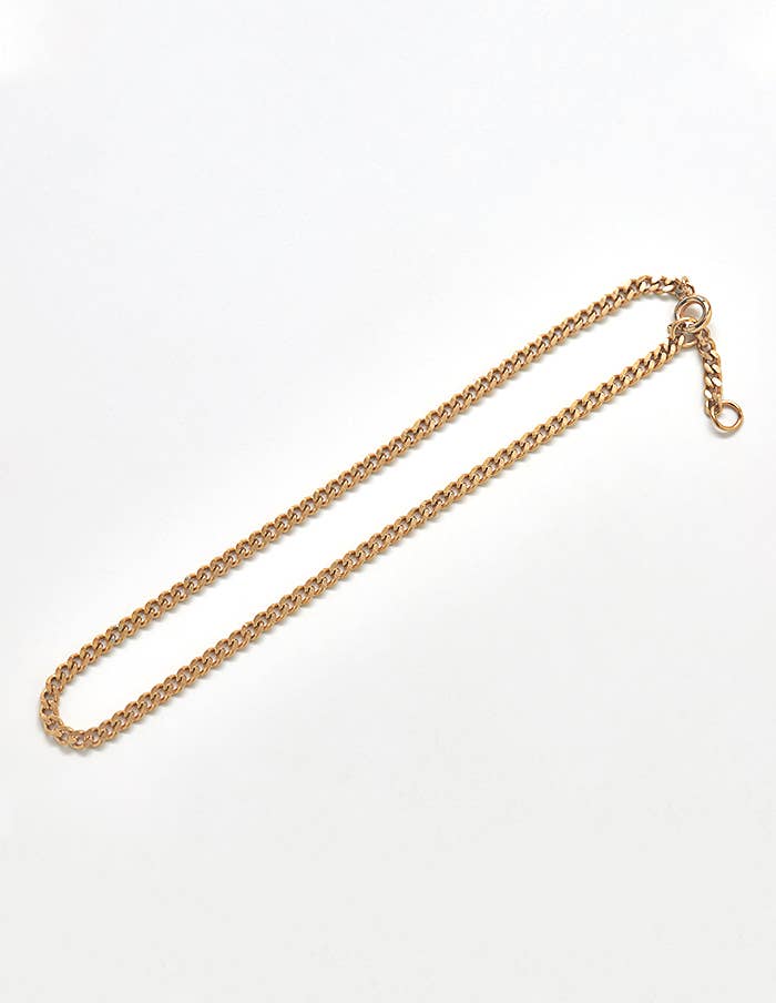 Taylor Gold Small Curb Chain Anklet