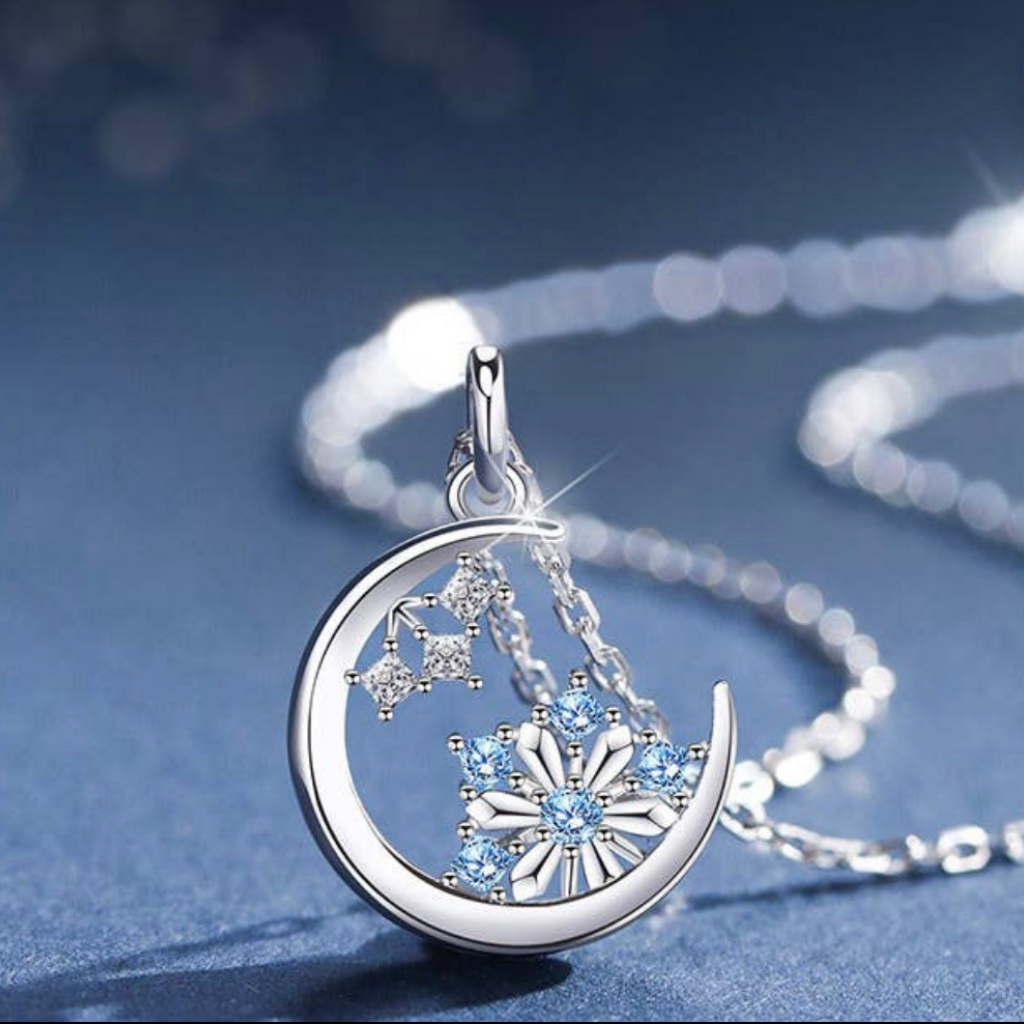 Moonlight Luxury Snowflake Fashion Necklace